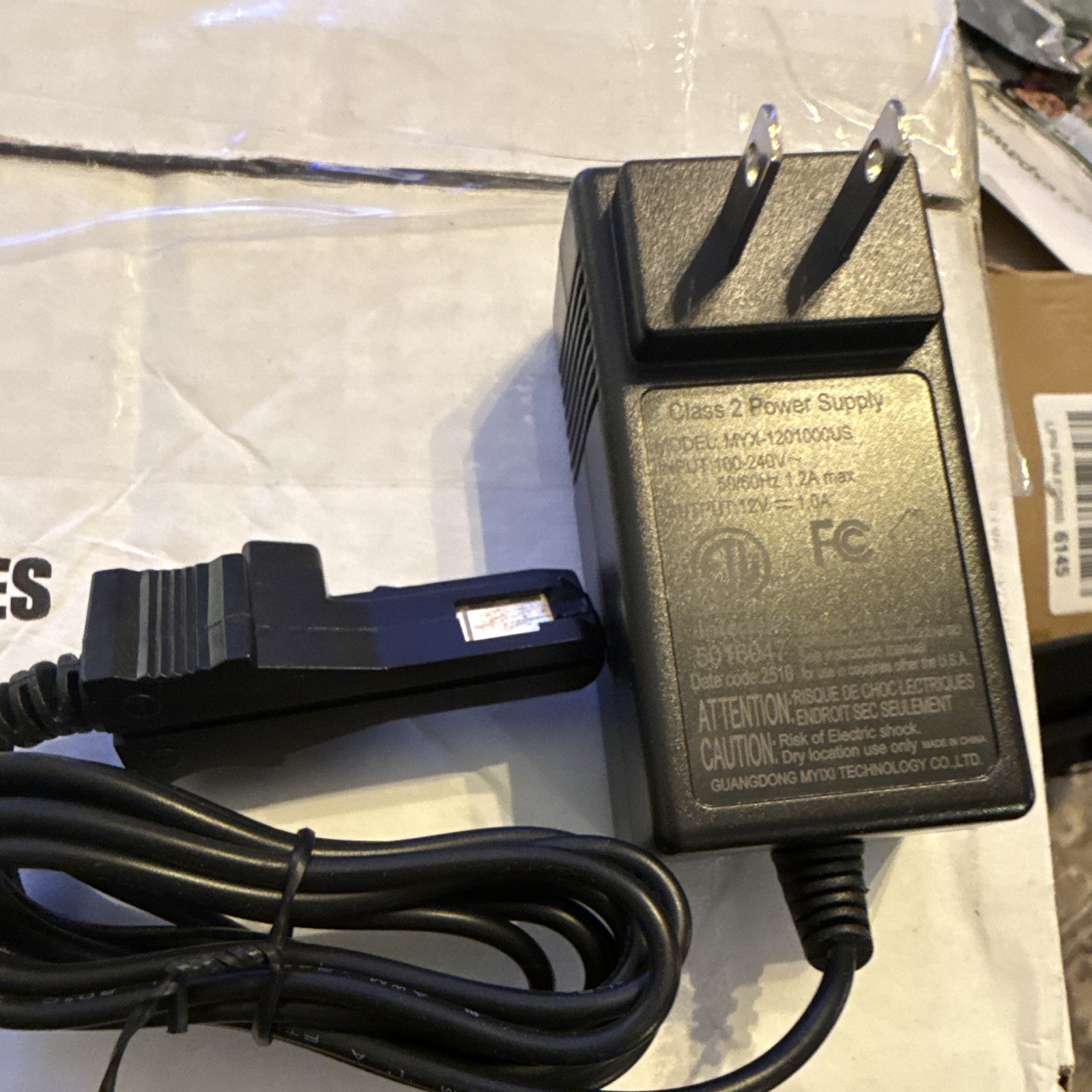 EGK Battery Charger for Fisher Power Wheels 12V 1A Adapter 6.5 Ft Cord