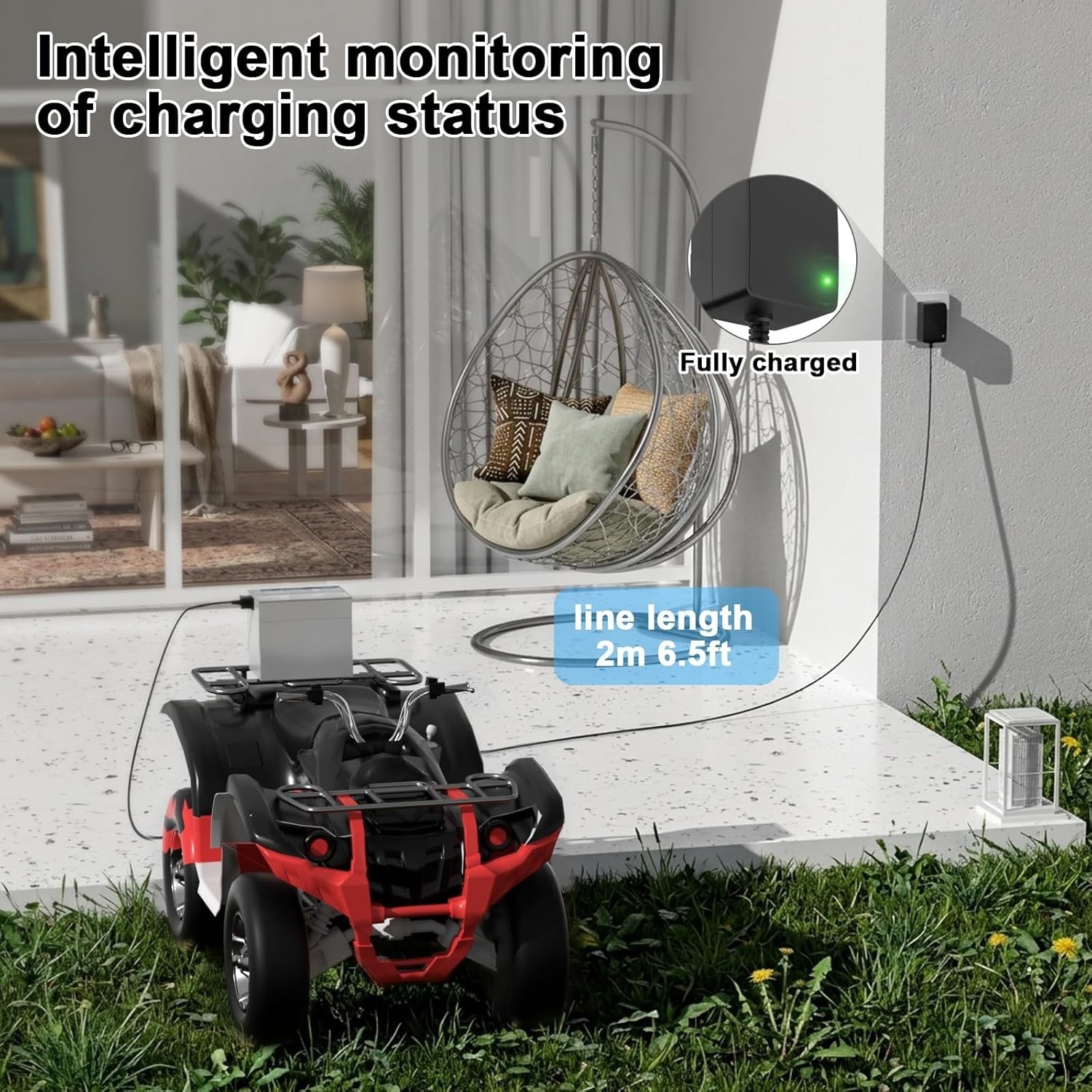 Replacement 12V Charger for Power Wheels – Includes Charging Indicator & Cord