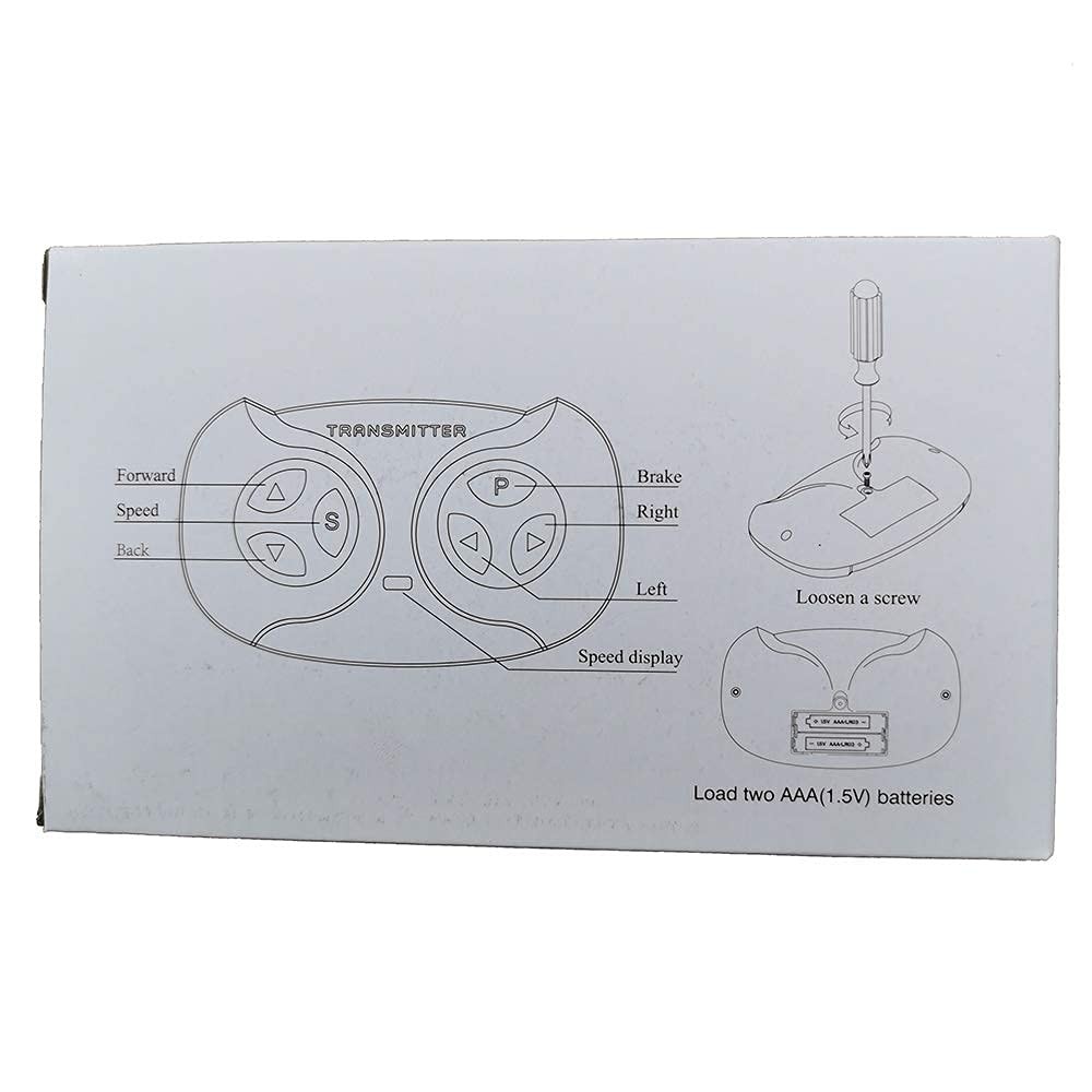 2.4G Bluetooth Remote Control and JR1958RX-2S Receiver Kit Kids Large, White