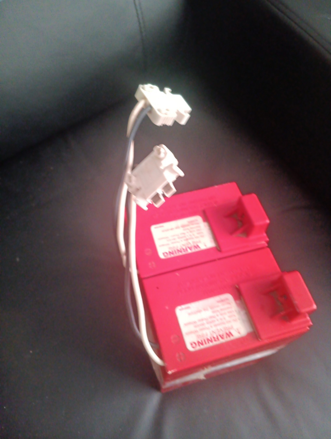 Lot Of 2 Power Wheels Battery 6 Volt Red Fisher Price (USED PREOWNED)