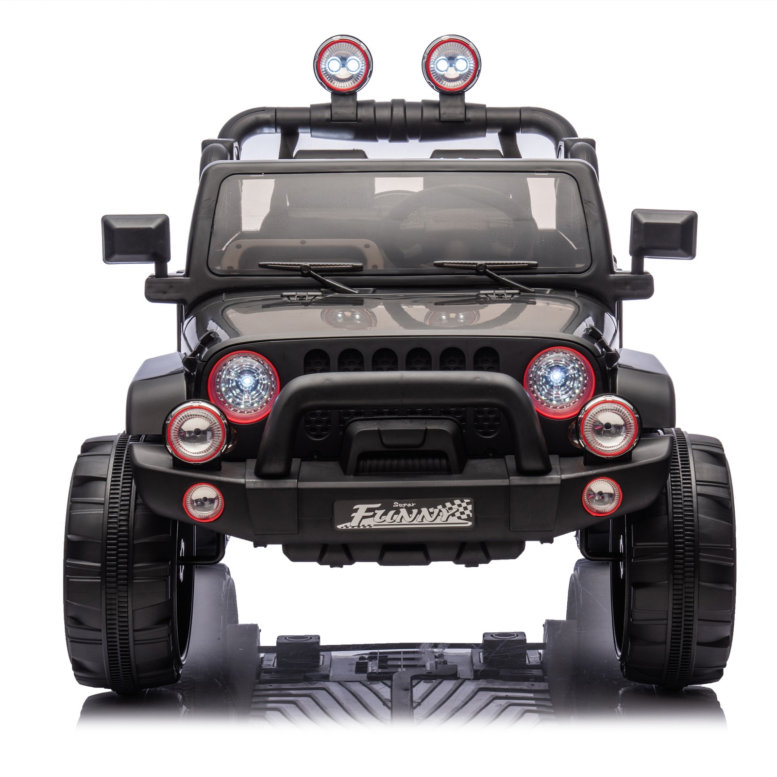 24V Kids Ride On Electric Car Provide a speed of 2.5-4MPH for Aged 3-8 Black