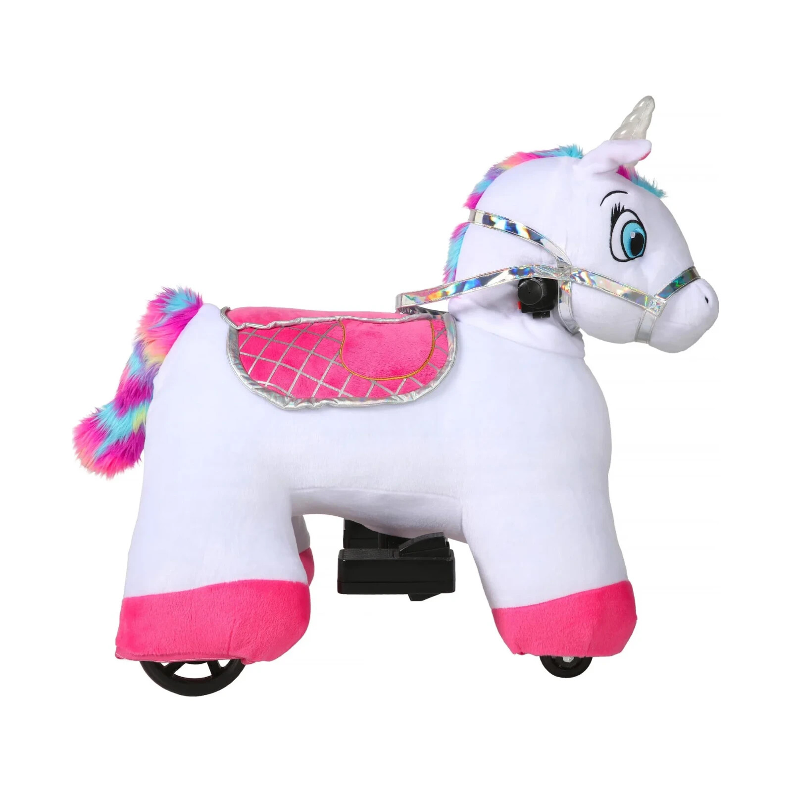 Stable Buddies Unicorn 6V Battery-Powered Ride-On Toy, Ages 2+