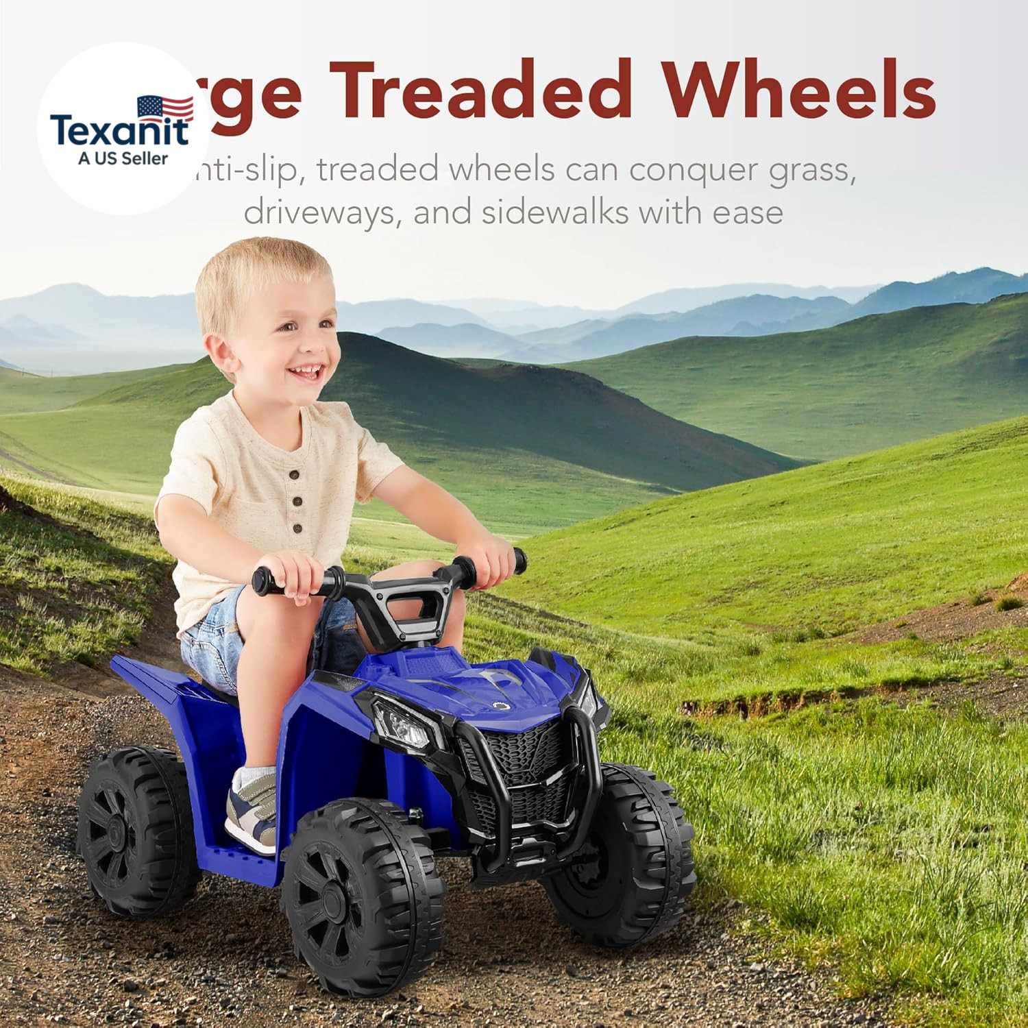 Best Choice Products 6V Kids Ride on Toy, 4-Wheeler Quad ATV Play Car W/ 1.8MPH