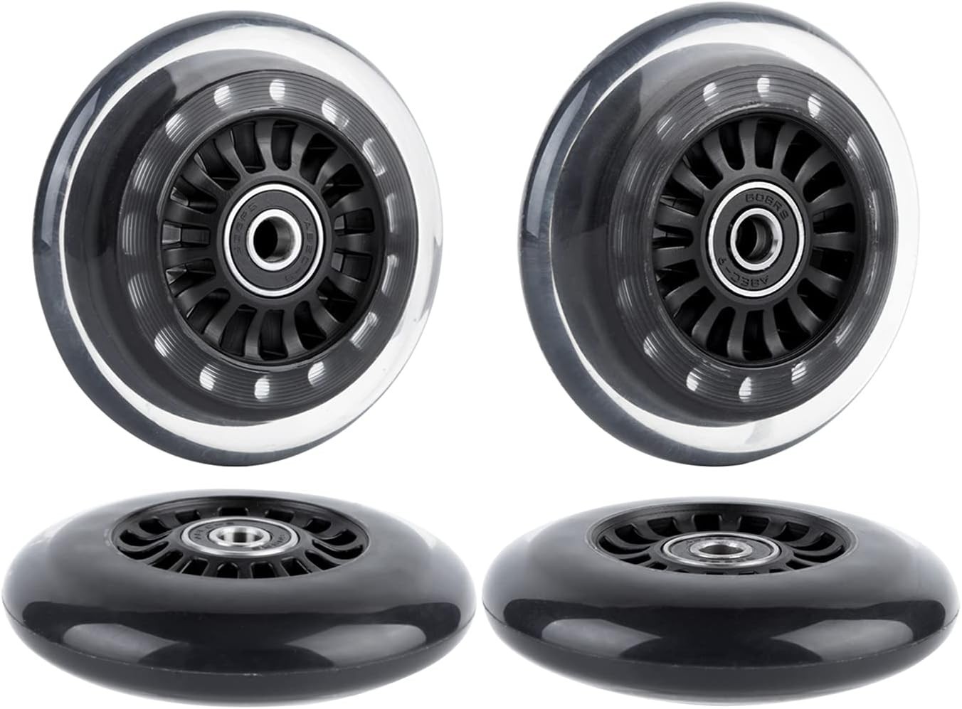 Smooth-Glide Replacement Wheels for Wiggle Cars – 90mm with Convex & Concave Hub