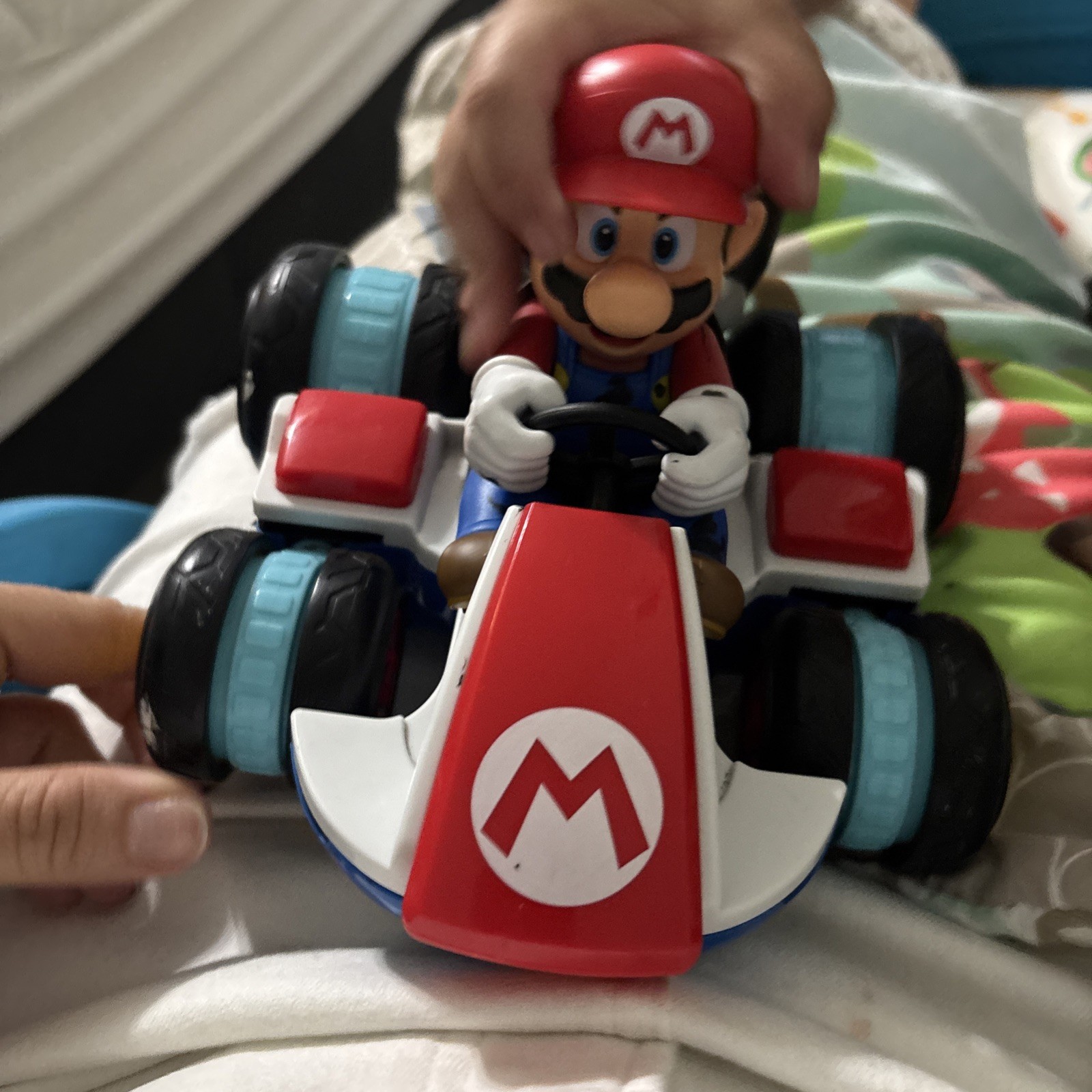 Jakks Super Mario Battery Operated Ride-On Toy Vehicle Red Blue Used
