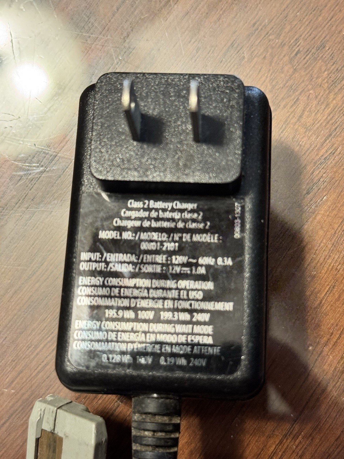 Power Wheels Fisher-Price 12V Battery Charger Charging Cord 00801-1480 Class 2