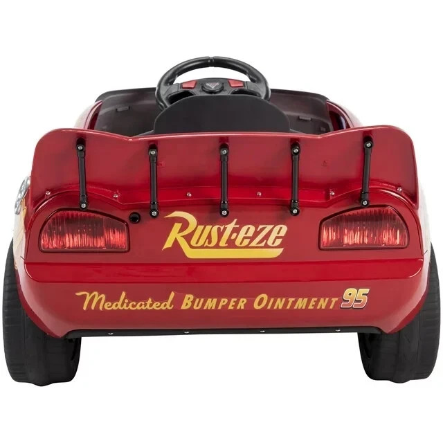 Disney Cars Lightning McQueen Battery-Powered Vehicle w/ Sound Effects, Ages 3+