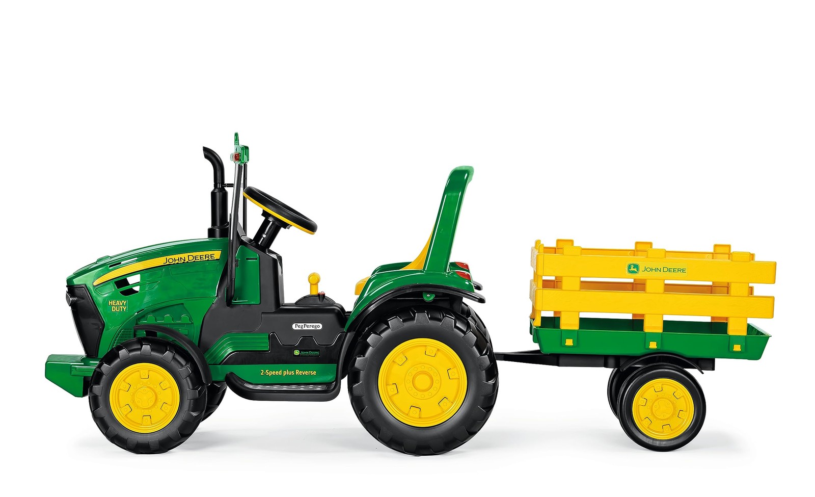 Peg Perego John Deere Heavy Duty Tractor ExtraLarge 12 Volt Ride on Tractor f…