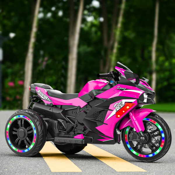 2025 Kids Ride On Dirt Bike 12V Electric Motorcycle 3 Wheels Light Music Xmas