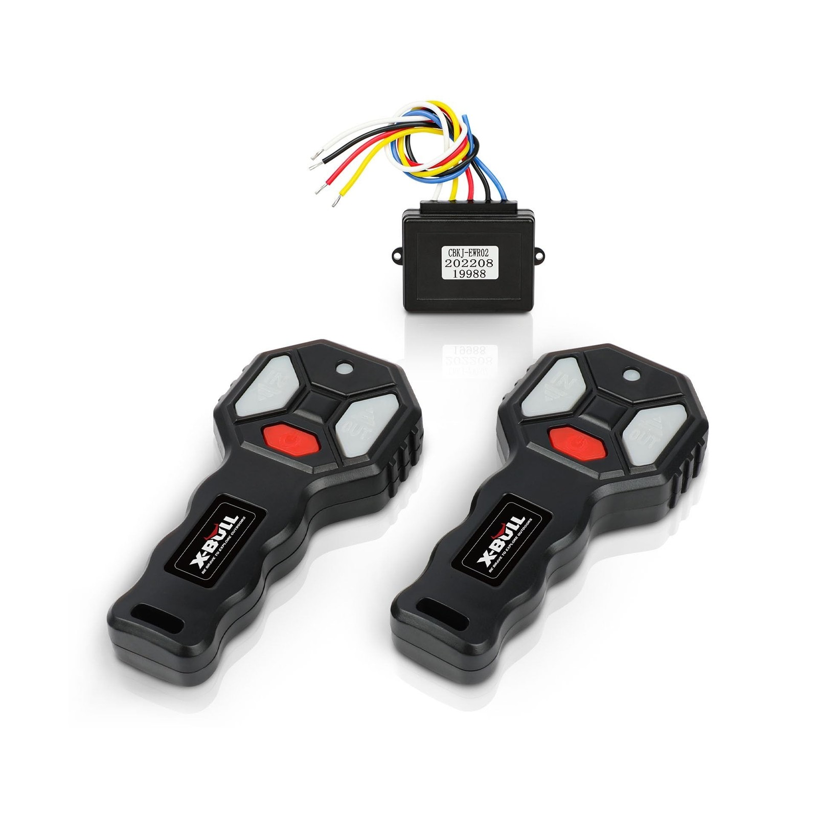 X-BULL New Wireless Winch 2 Remote Control Kit Handset Switch Car ATV SUV 12V