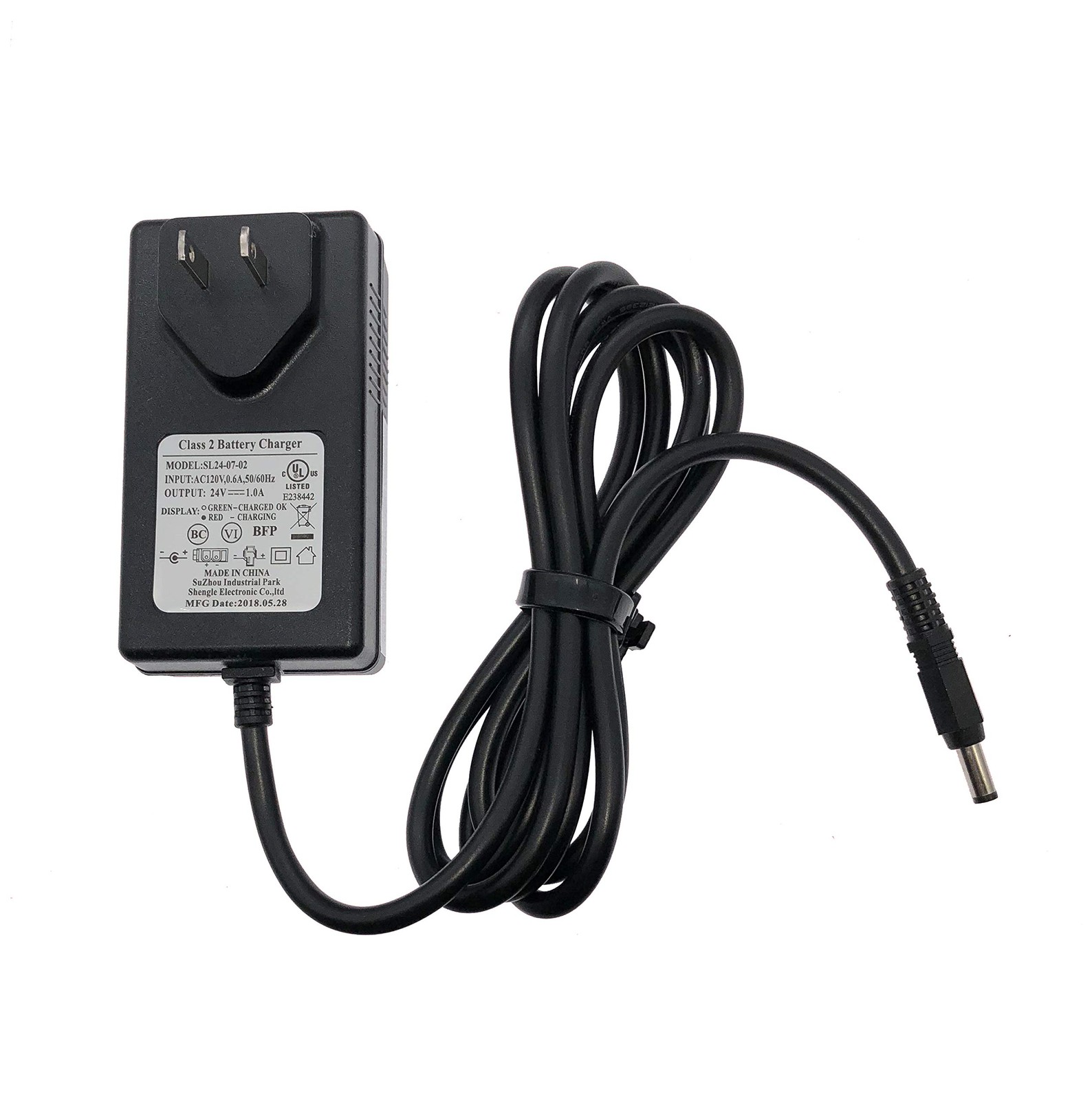 SHENGLE 24 Volt Battery Charger for Kids Ride On Car, 24V Charger for Princess