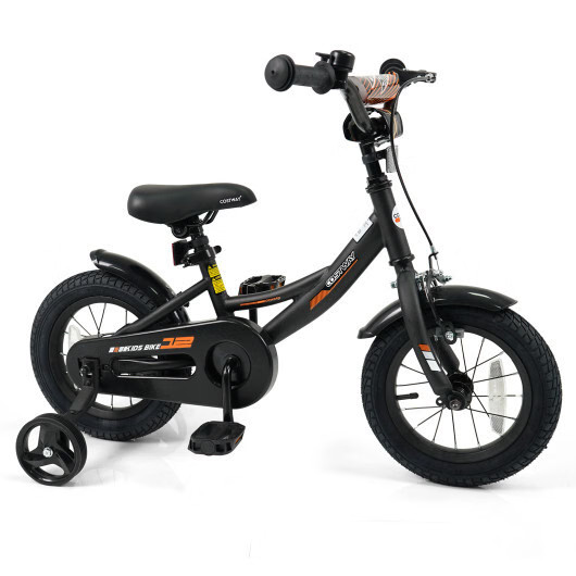 12/14/16/18 Inches Kids Bike with Removable Training Wheels and Adjustable Seatf