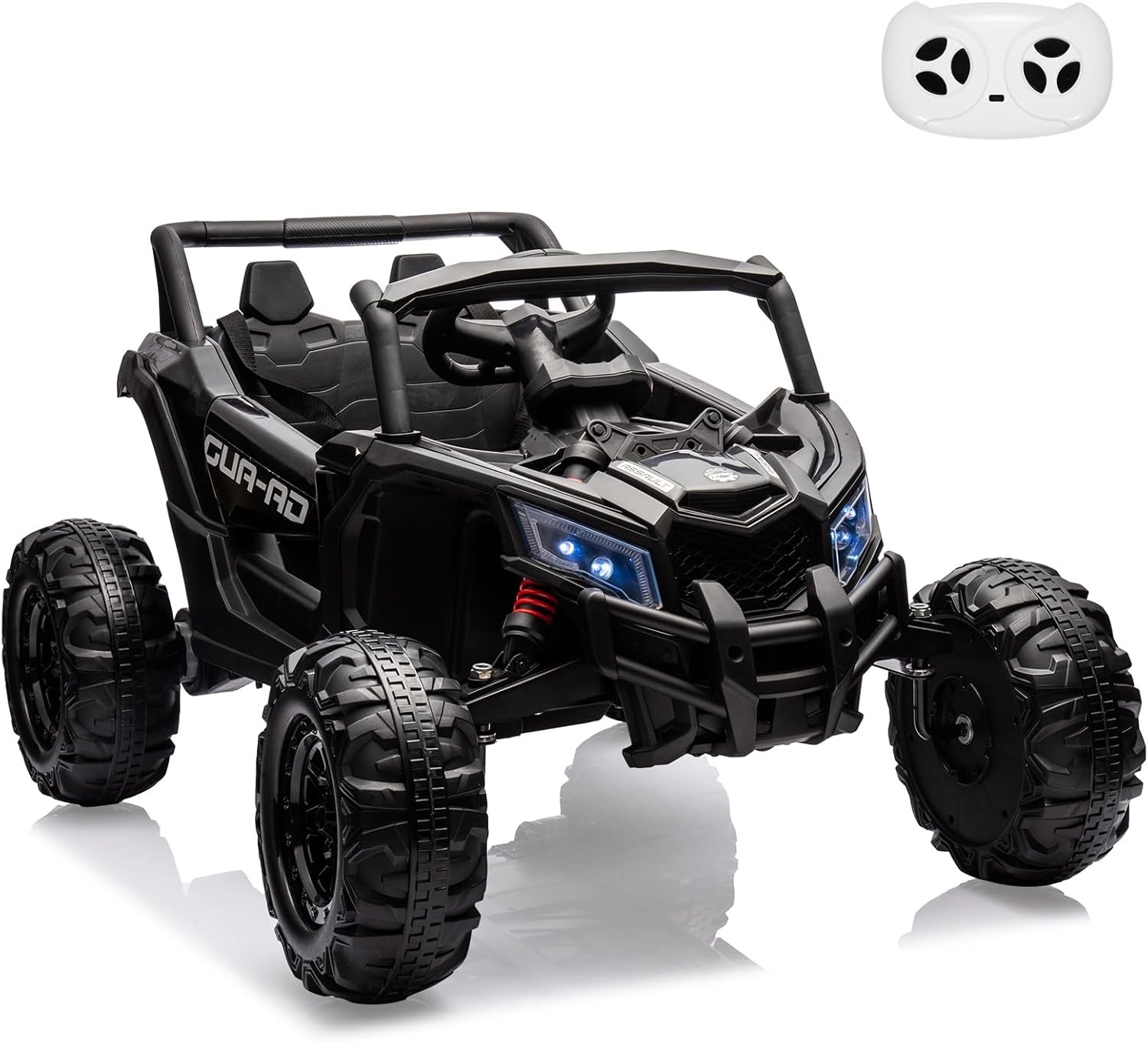 24V 2-Seater Electric Ride-On Car with RC,2 Motors,Toys Gifts for Boys and Girls