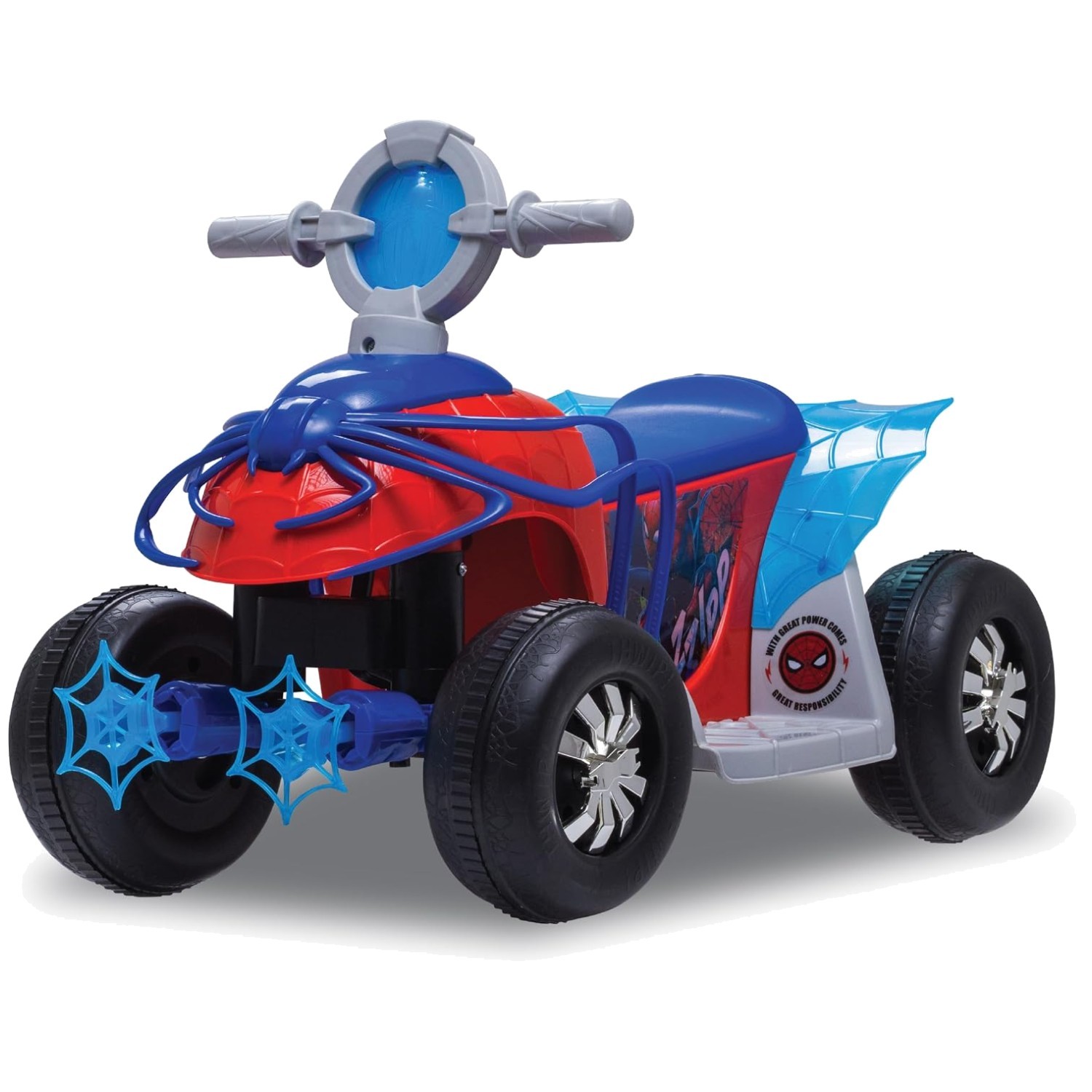 Spider-Man Toddler Quad Ride-On, 6V Battery Included