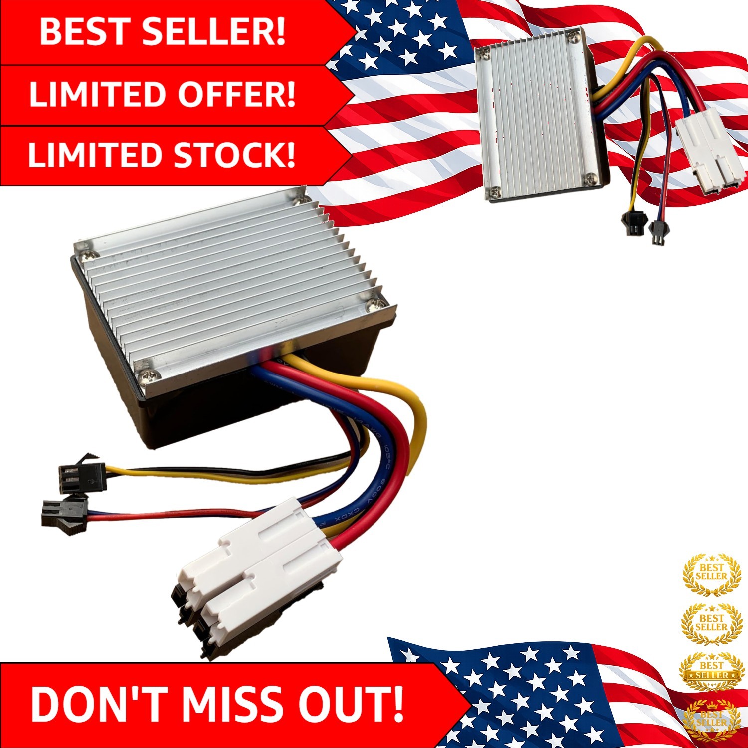 Compatible 24V UTV Control Box for Kids’ Disney Princess Carriages – Small Size