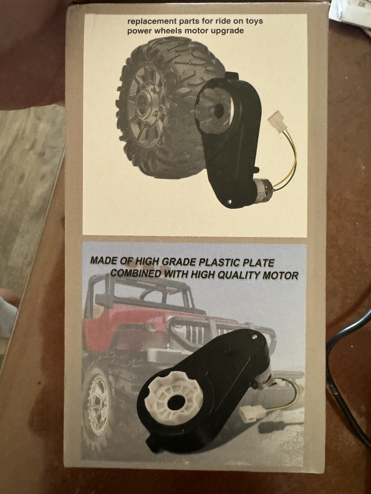 24V High Power Gearbox for Power Wheels, High Torque 24 Volt Motor 30000RPM