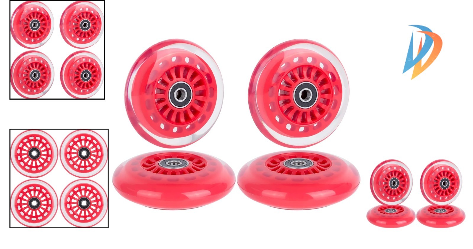 Kid-Friendly Polyurethane Replacement Wheels for All Twist Wiggle Cars – 4 Pack