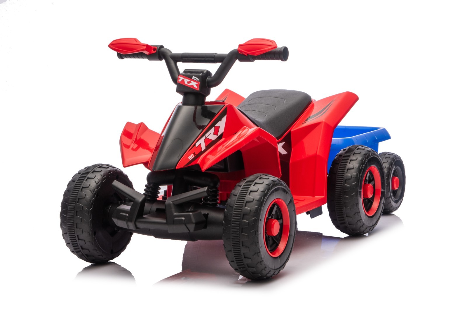 6V Kids Electric Quad ATV 6 Wheels Ride On Toy for Toddlers Forward&Reverse Red