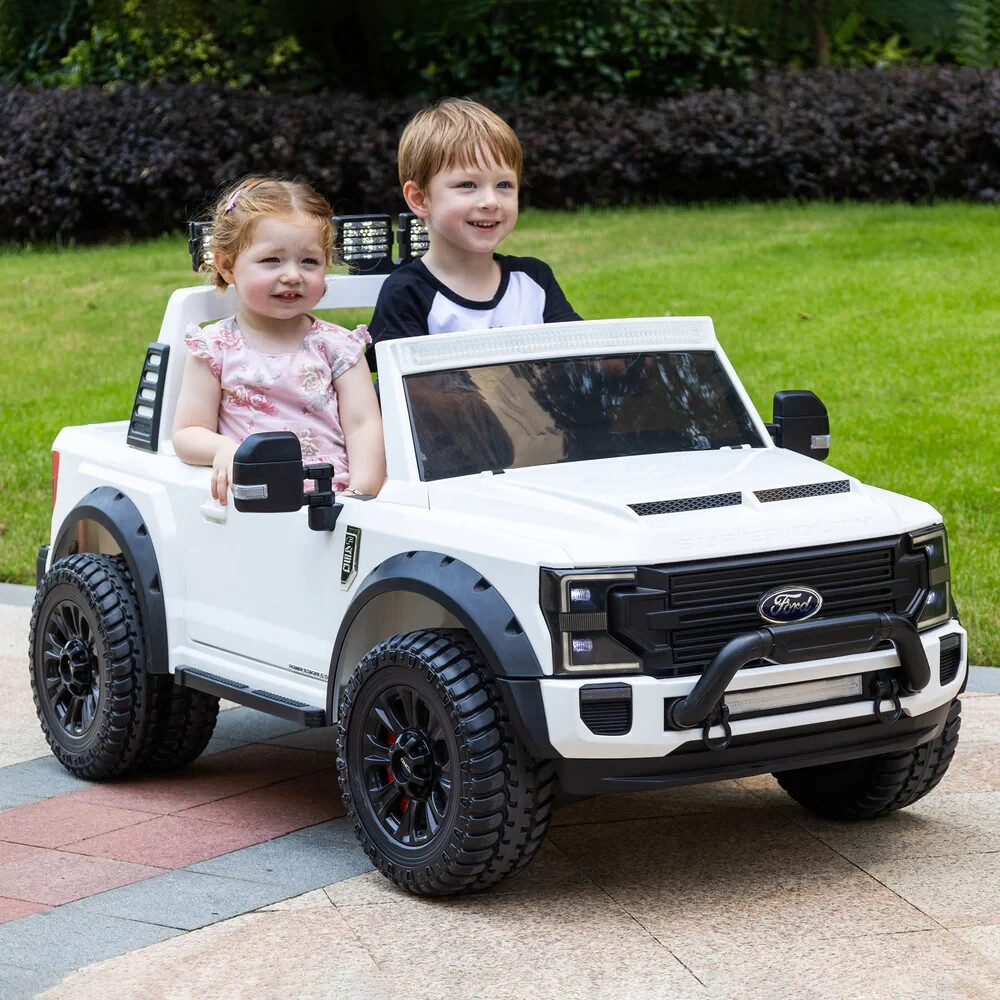 24V 2 SEATS FORD F450 CUSTOM EDITION KIDS RIDE-ON CAR TRUCK,LIGHTS WITH R/C