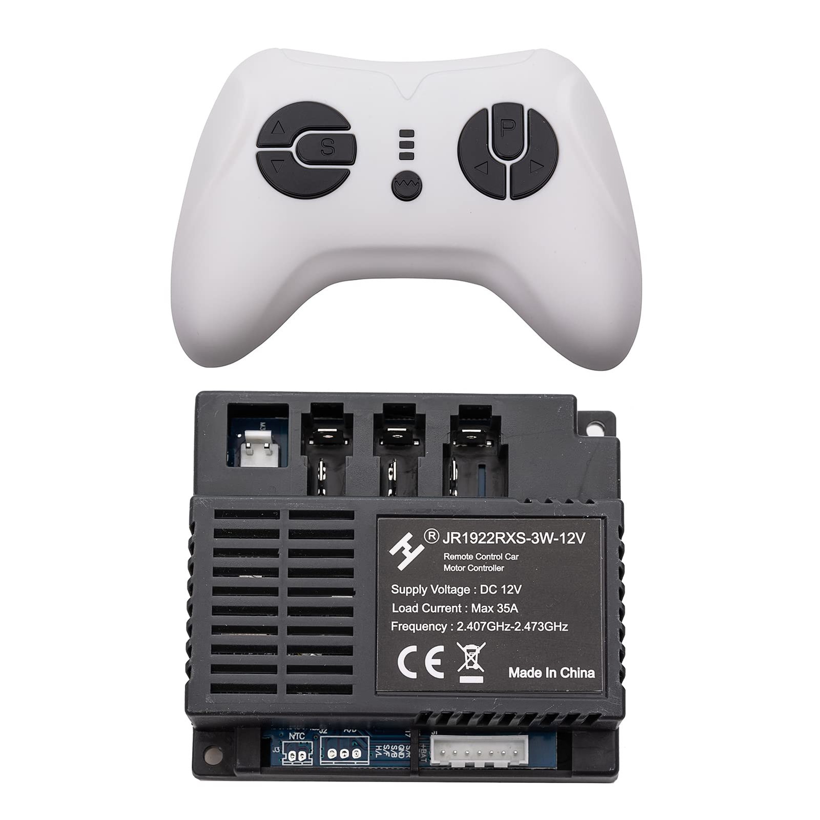 2.4G Bluetooth Remote Control and JR1922RXS-3W-12V Receiver Kit Kids Powered …