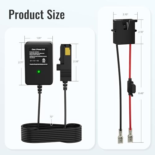 Power Wheel Charger 12 Volt with 12 AWG Wire Harness Connector 12V Battery