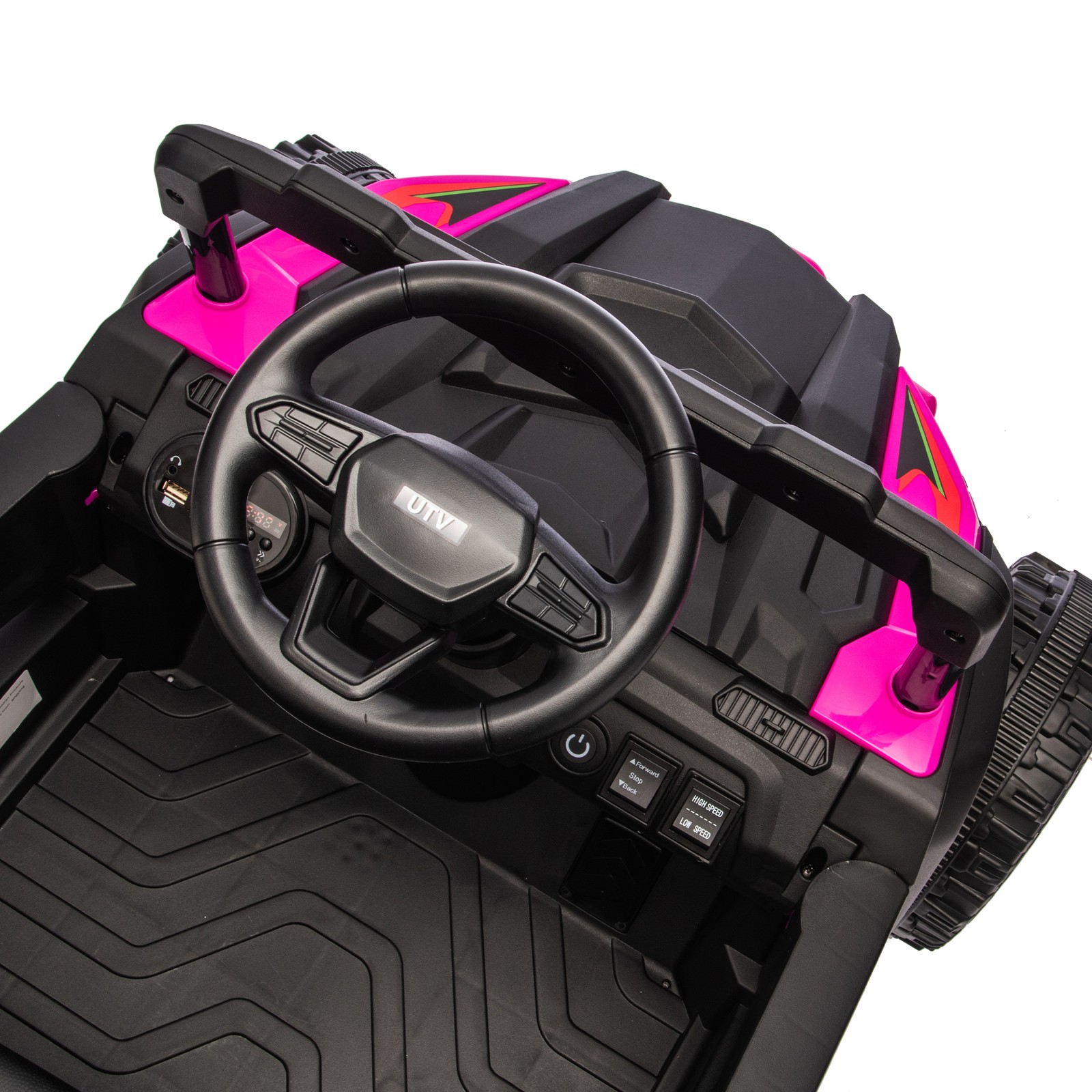 24V Kids Ride on UTV Electric Off-Road Car Speed 1.86-3.11mph w/Remote Control