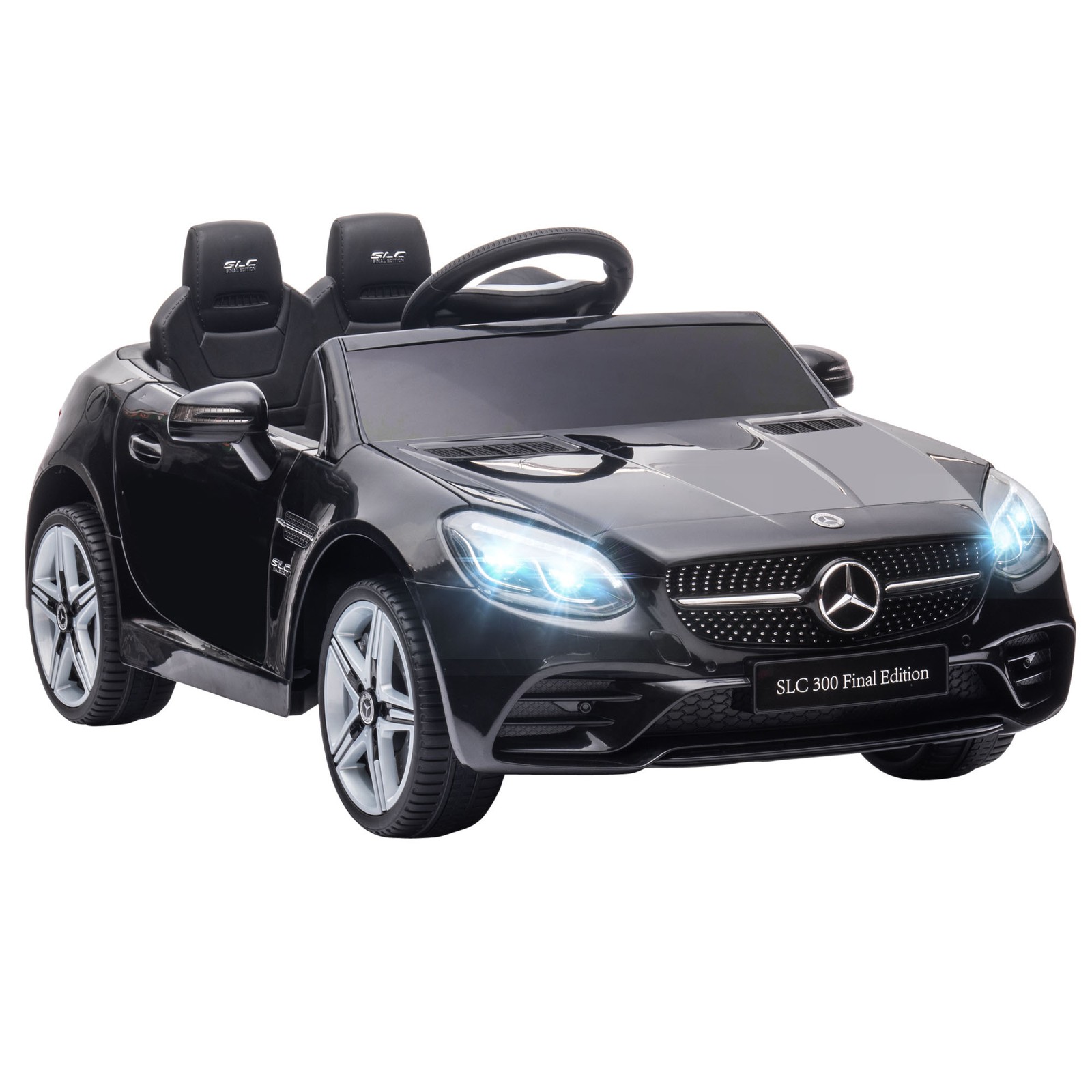 12V Ride On Toy Car for Kids with Remote Control, Black