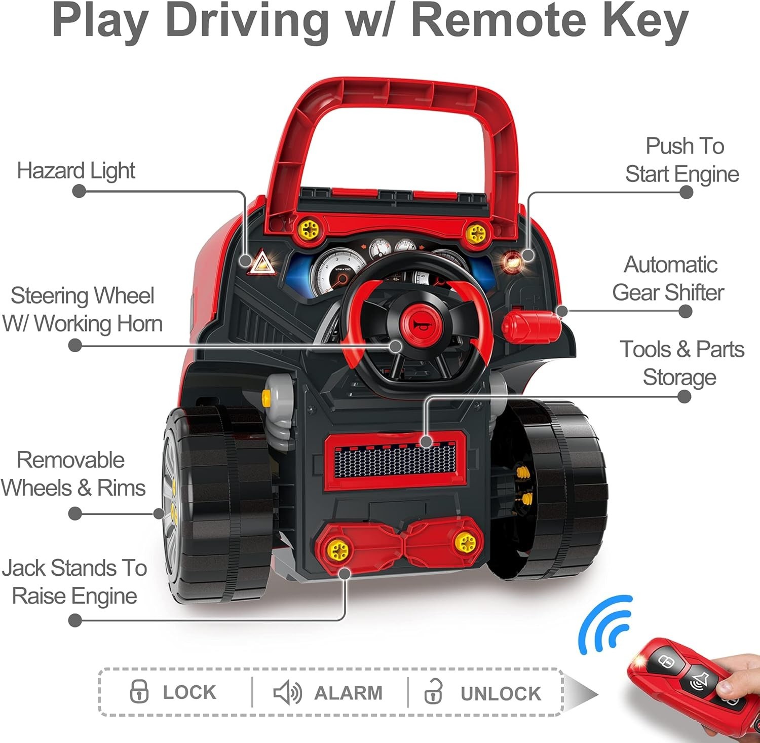 Deluxe Truck Engine Mechanics Set – Perfect Birthday Gift for Boys 4-8
