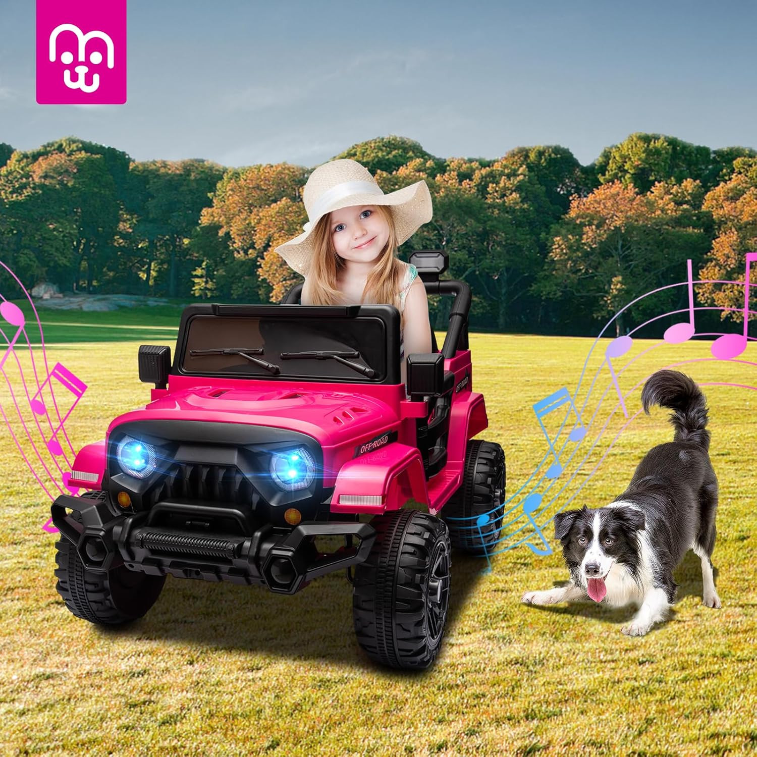 12V Kids Electric Ride on Truck Car Remote Control, Twin 35W Motors 3.5MPH Max S