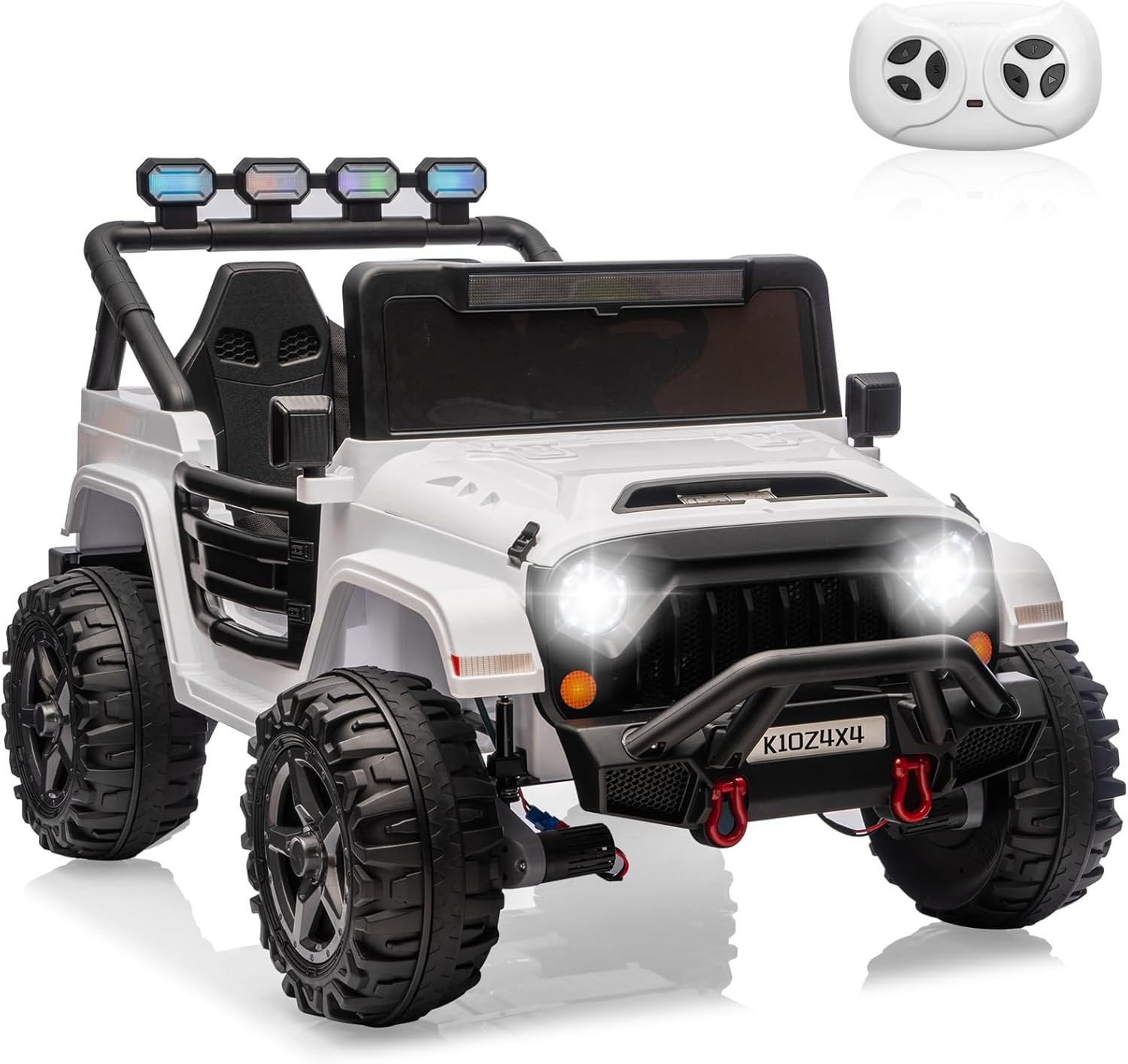 Kids 24V 2-Seater Electric Ride On Car,Ride On Truck,Bluetooth,Toy for Ages 3-8