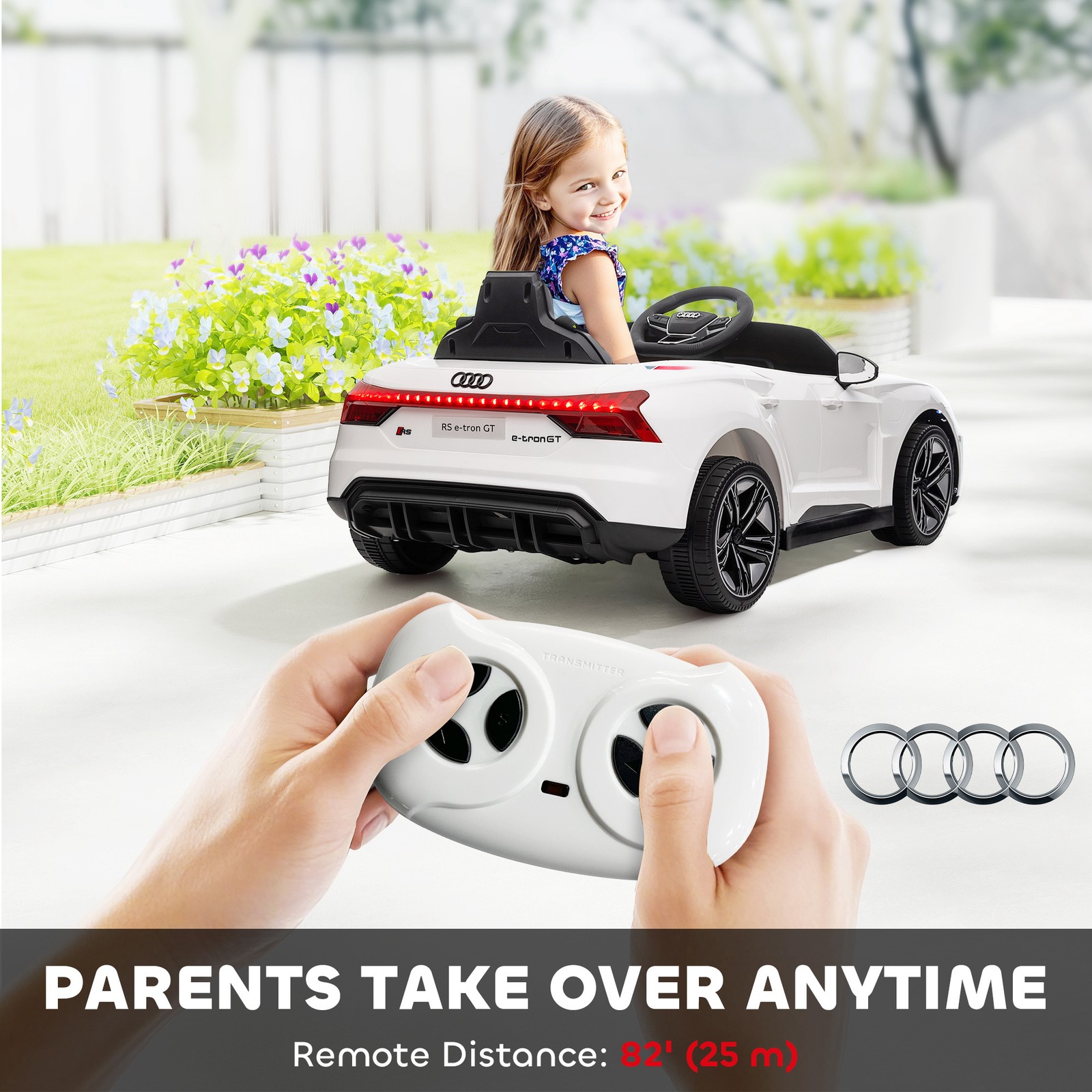 Licensed Audi GT 12V Ride On Car Truck for Kids, Electric Car Ride On Toy