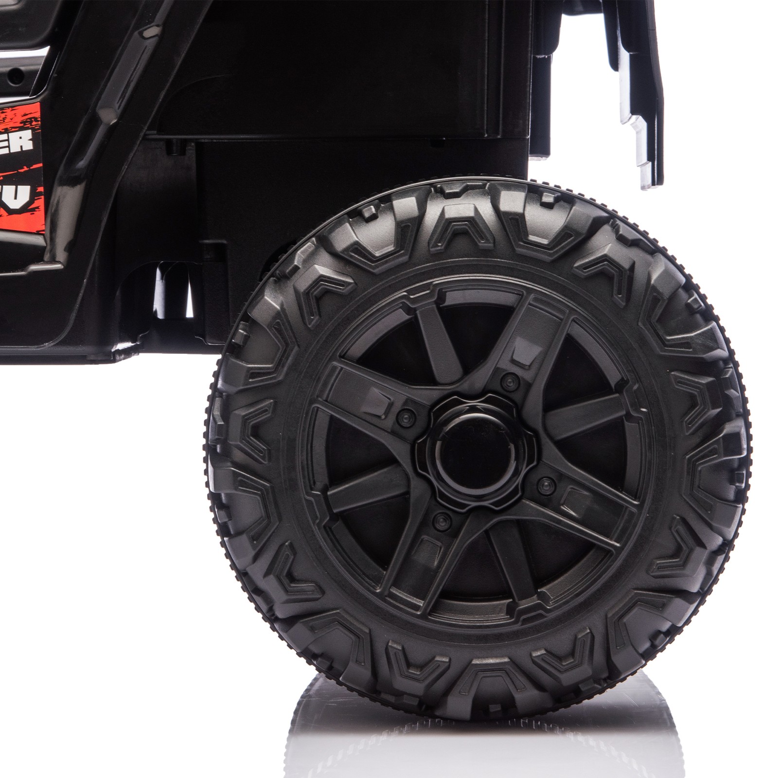 12V Kids UTV, 2.4G Remote, 4-Wheel Suspension, Anti-Slip Wheels, Ages 3-5