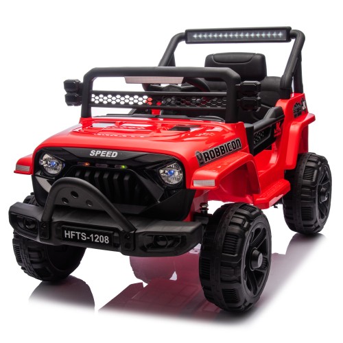 12V Kids Ride On Electric Truck Car W/Parents Control,2WD,Four-wheel suspension