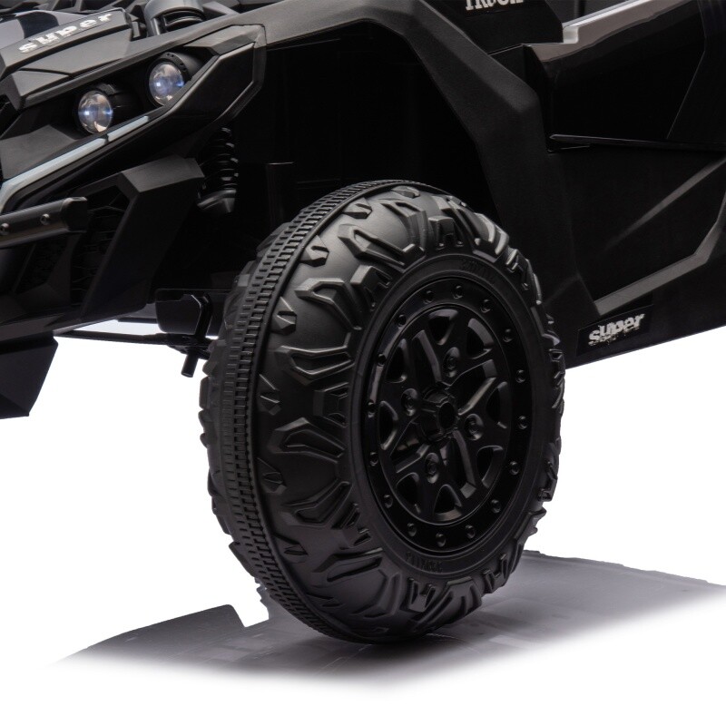 24V Kids Ride On UVT Car 4-Wheels Electric Car Toys Off-Road W/Remote for Kid 3+
