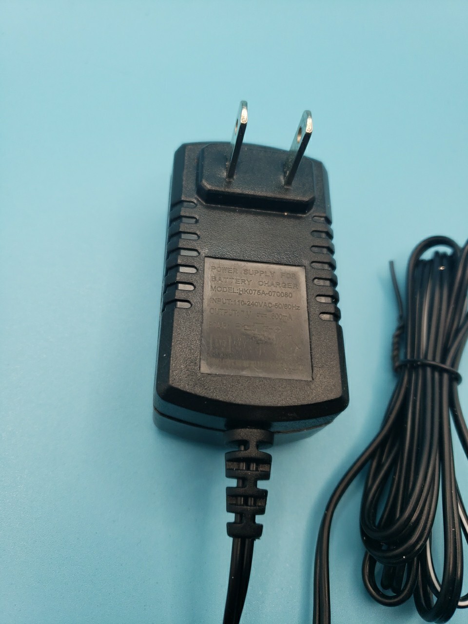7 Volt 800mA AC Adapter Battery Charger, for Kids Ride On Car, Scooter, &c.
