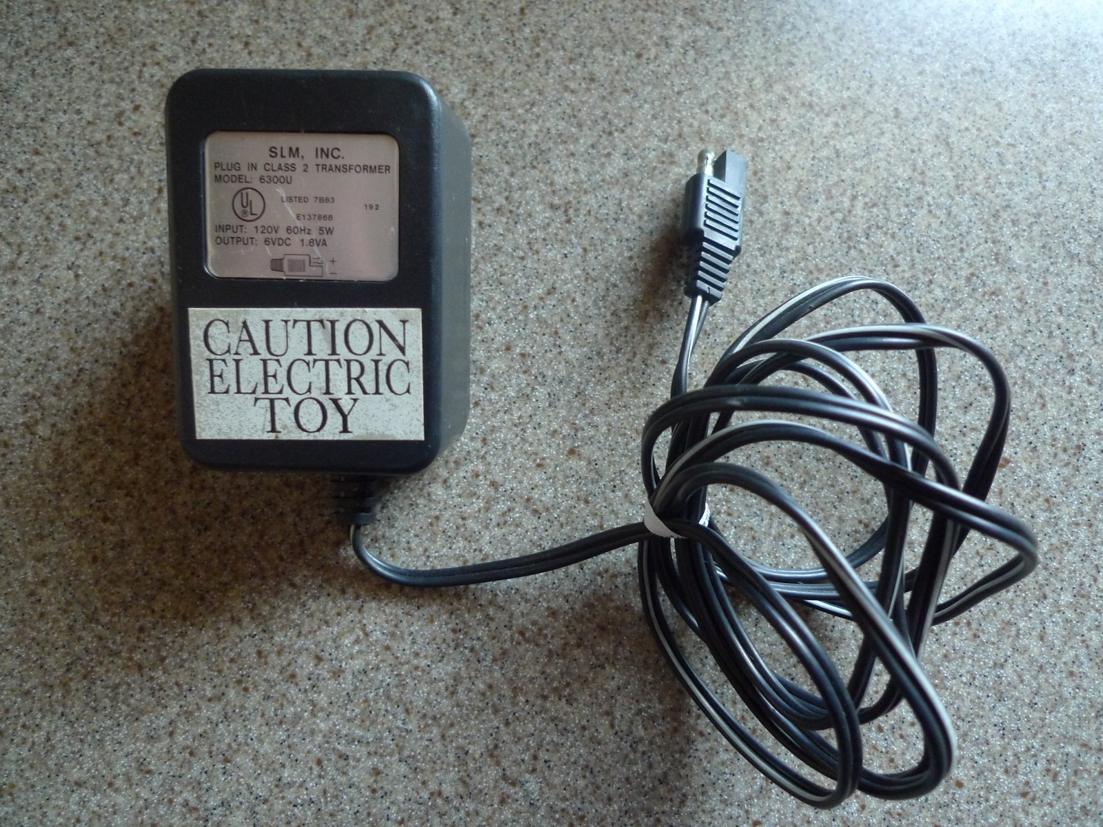 SLM Inc. Battery Charger 6300U Power Supply Adapter