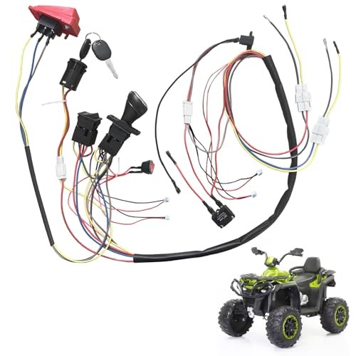 6V 12V 24V DIY Wire Harness Electric Conversion Kit for Kid’s Ride On Toys