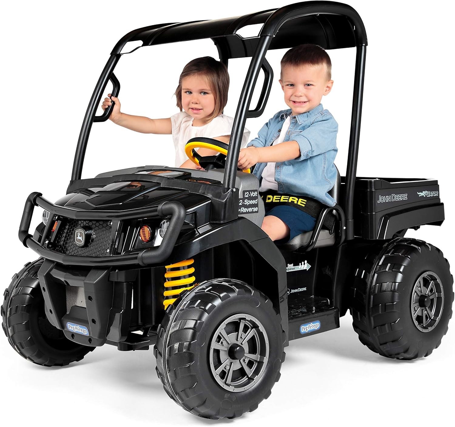 Peg Perego John Deere Gator XUV Midnight Black 12V Battery-Powered Ride-on