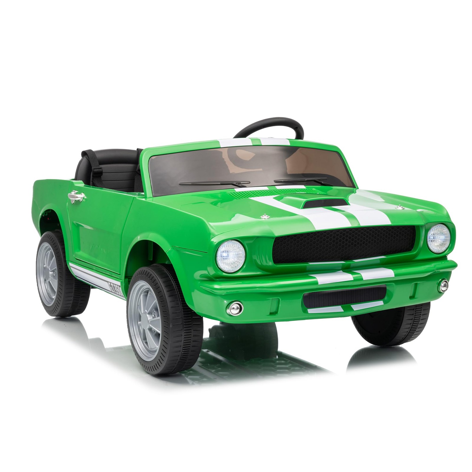 Garvee 24V 2 Seater Ride on Licensed Shelby GT350, Battery Powered Ride on Toys