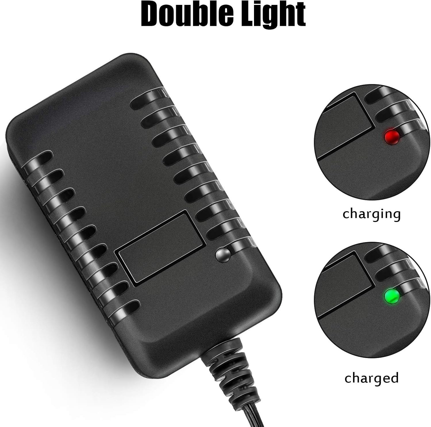 6V Charger for Kids Ride-On Cars with Indicator Light & Safety Features