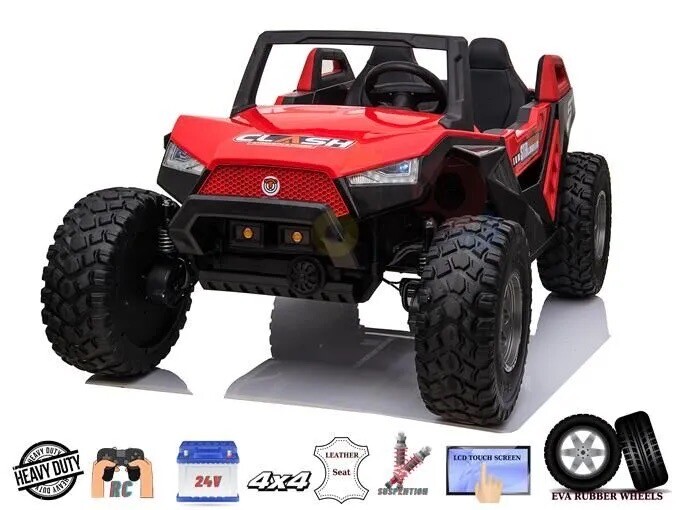 MP3 TV 24V CLASH RIDE ON GIANT BUGGY RAZOR UTV ALL TERRAIN TW0 SEAT . FREE SHIP