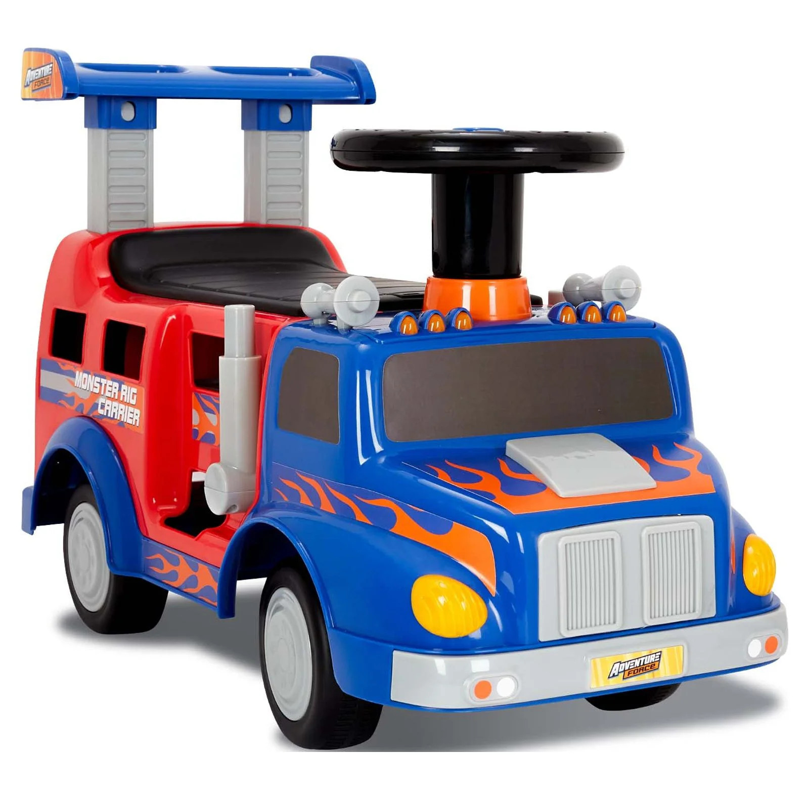 Kids Ride On Toy Adventure Force Monster Rig Carrier Transportation Age 1-3 yrs