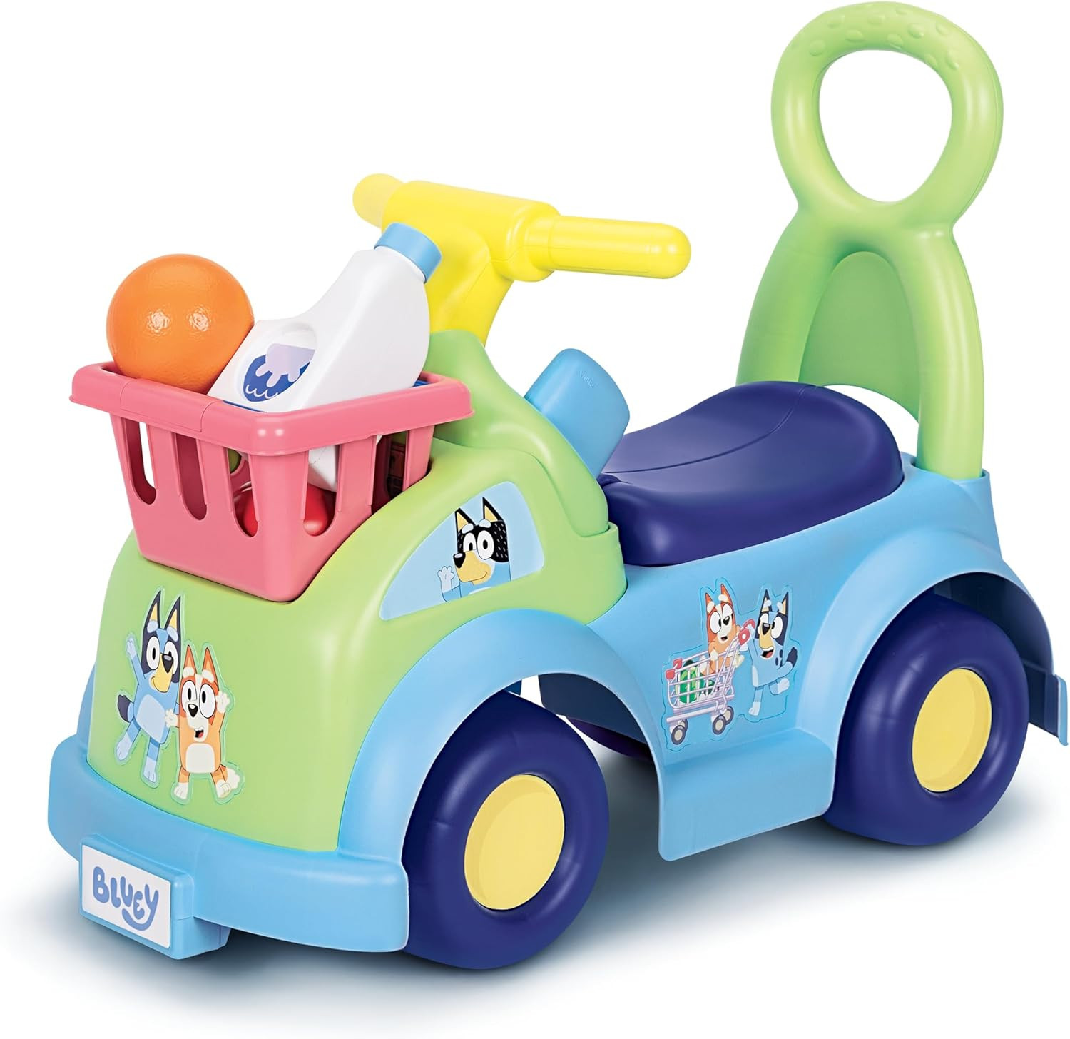 Bluey Shopping Cart Ride On Toy New Gift