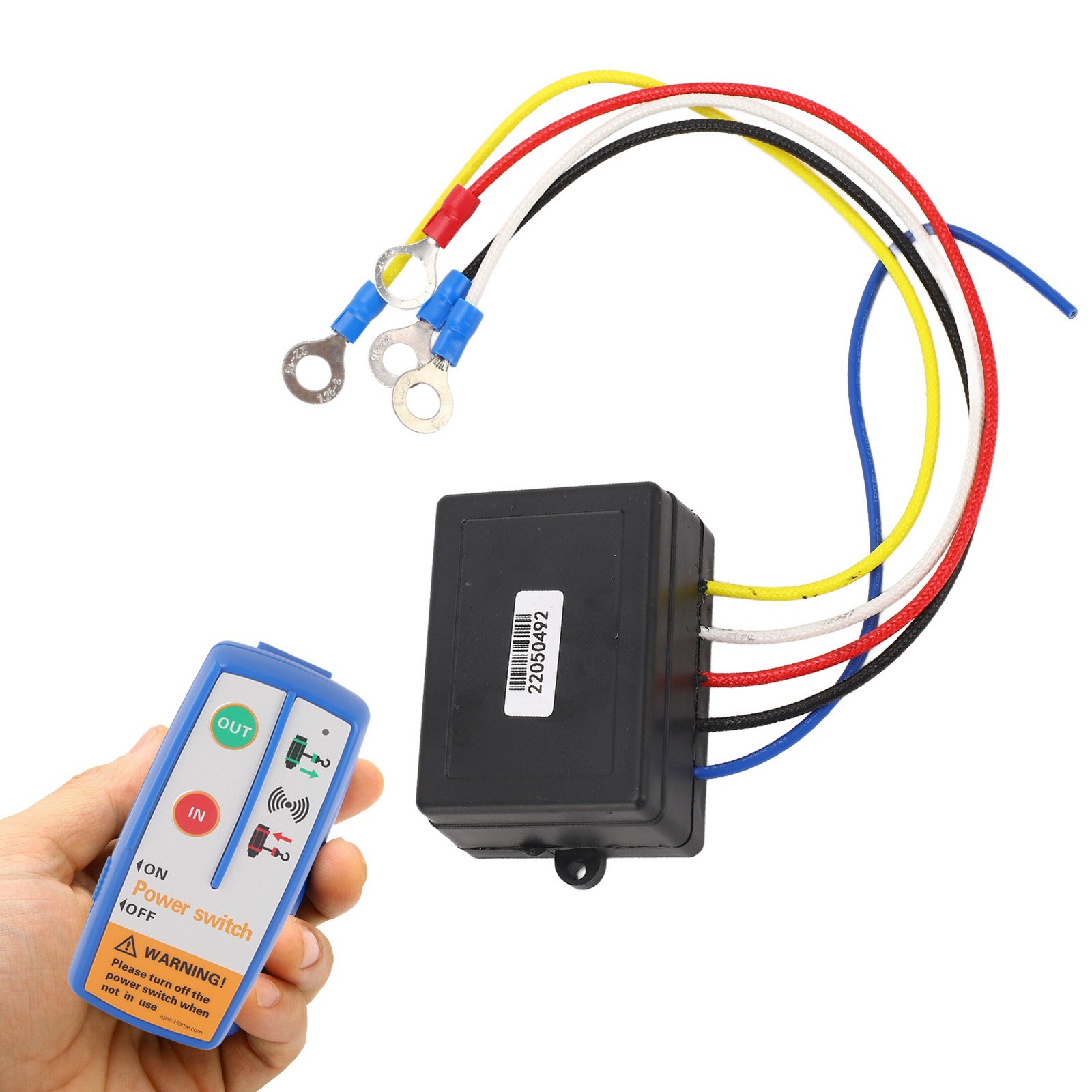 12V Electric Winch Wireless Remote Control 120W For Truck ATV SUV UMYY