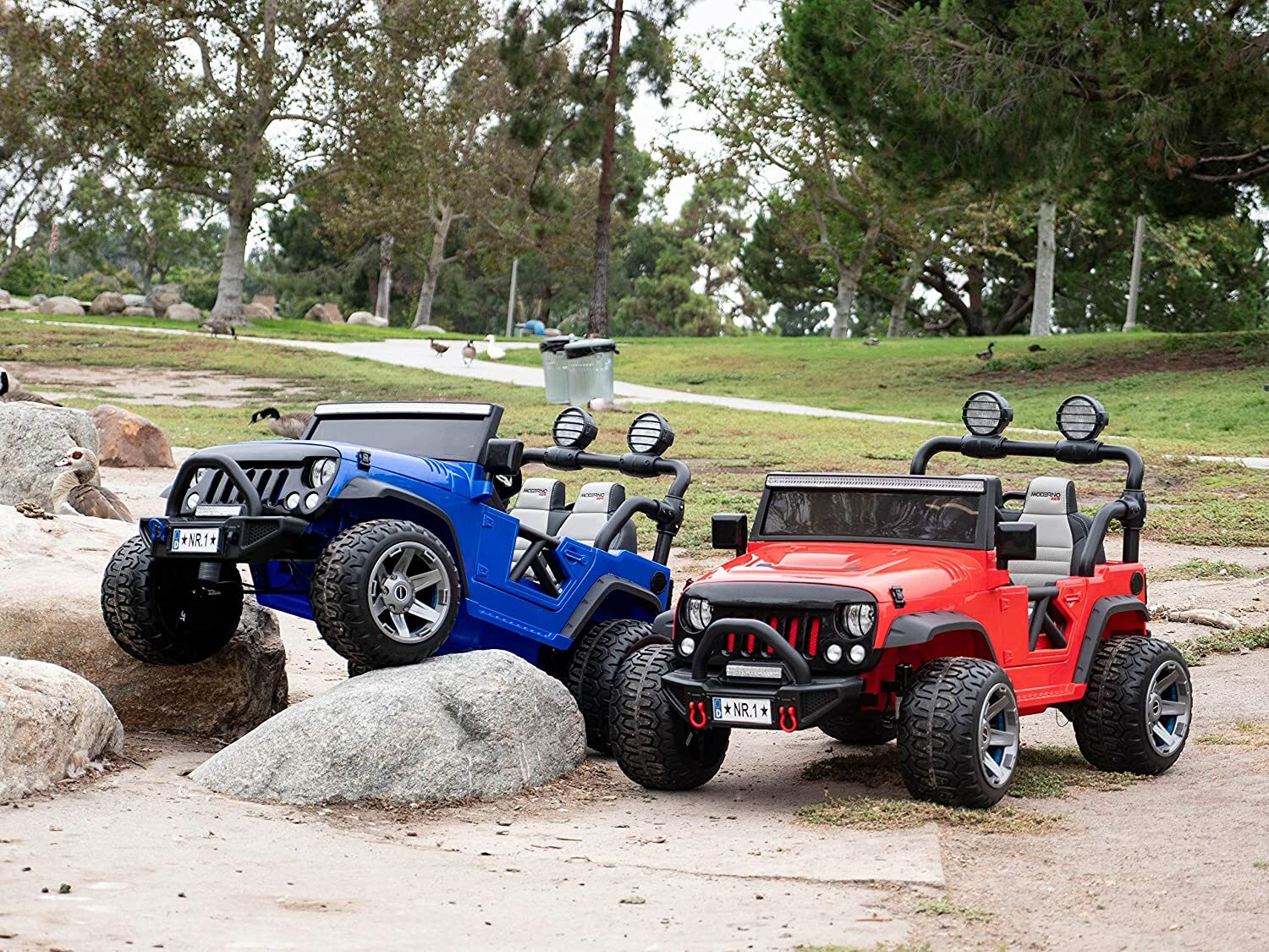 12V KIDS RIDE ON JEEP TRUCK CAR,TWO POWERFUL MOTORS,2 SEATS,RUBBER TIRES W R/C