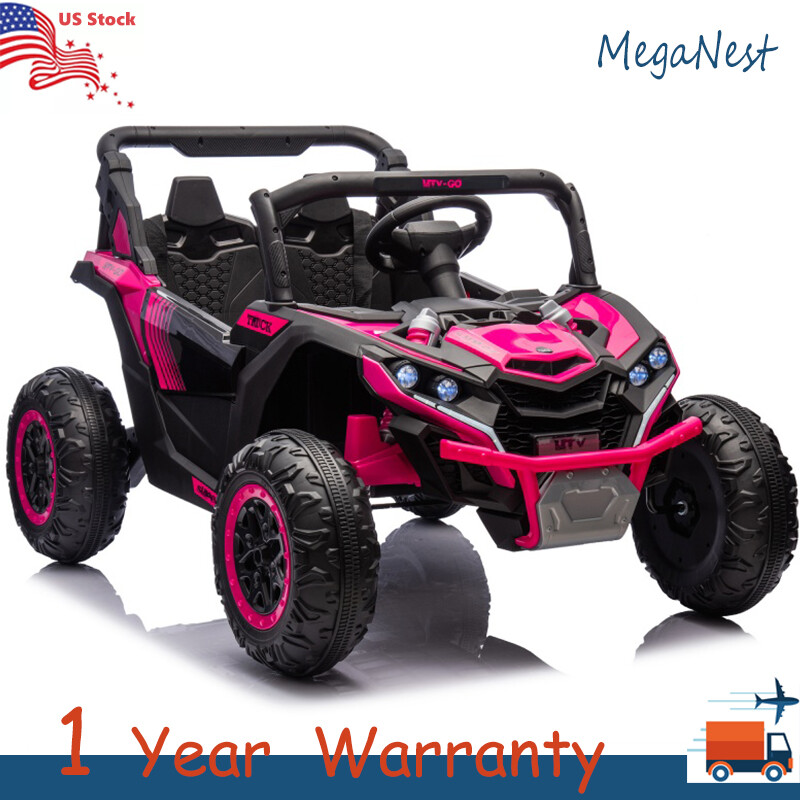 24V Kids Ride On UVT Car 4-Wheels Electric Car Toys Off-Road W/Remote for Kid 3+