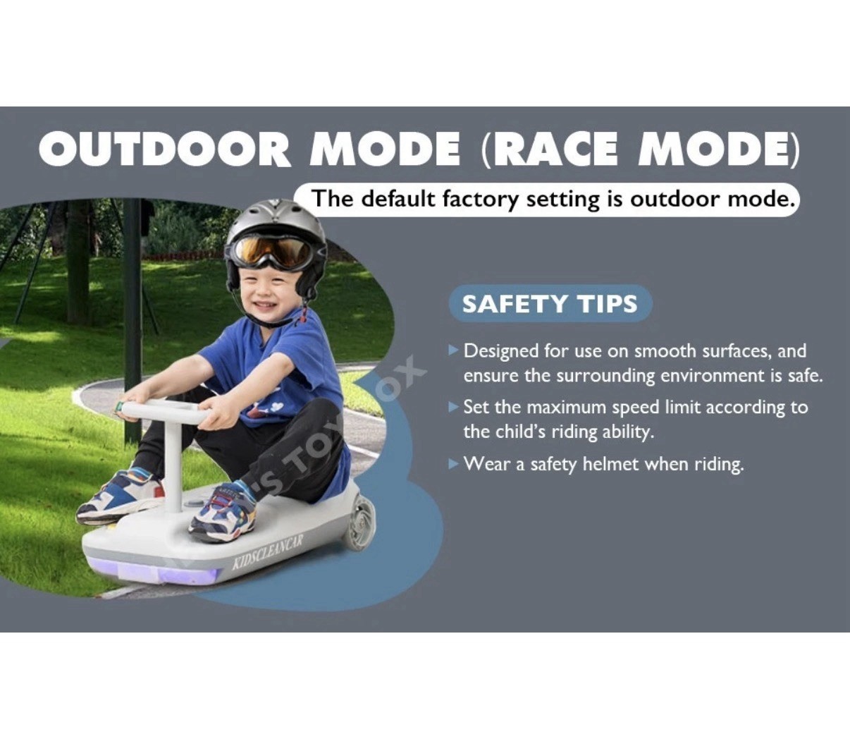 Kids Clean Car – electric cleaning GOKART