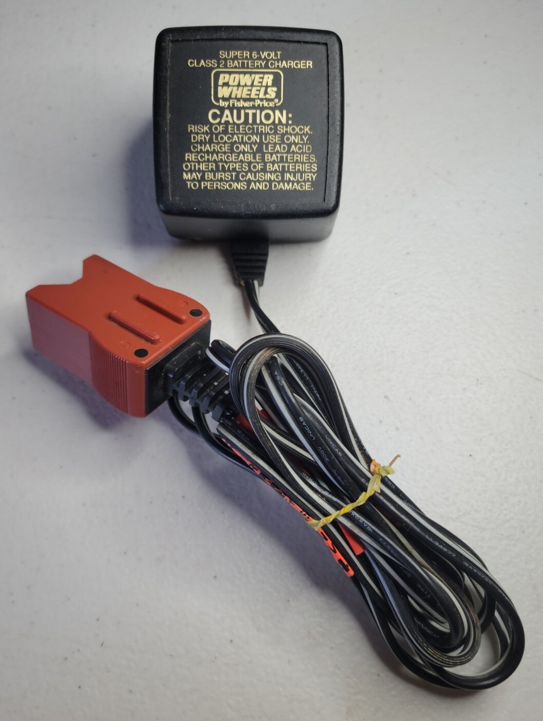 Tested POWER WHEELS 6 VOLT SUPER BATTERY CHARGER MODEL BC-120-61200 CLASS 2