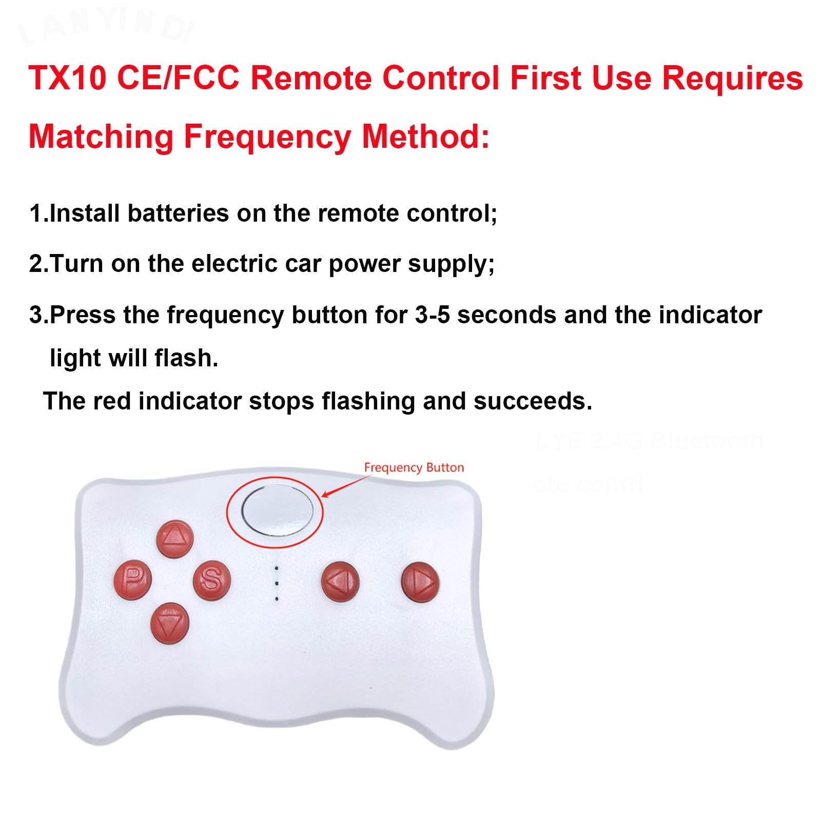 2.4G Bluetooth 12V Control Box Remote Control for Ride On Toys Car Controller…