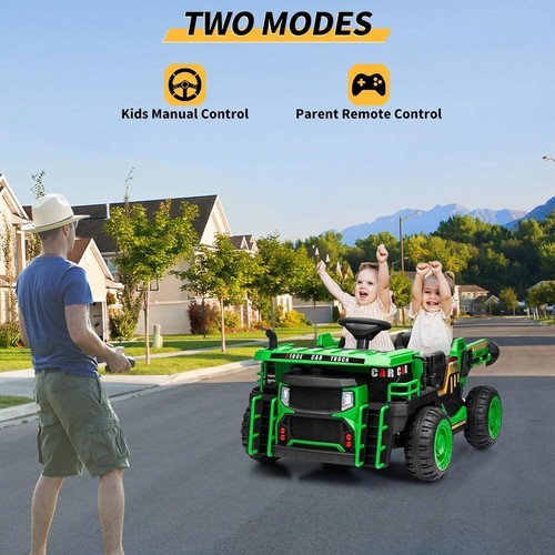 24V Ride On Car Dump Truck 2 Seater Electric Cars for Kids with Remote Control